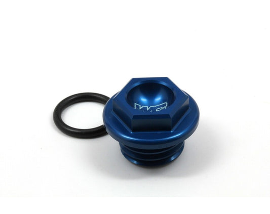 Works Connection Oil Fill Plug - Blue