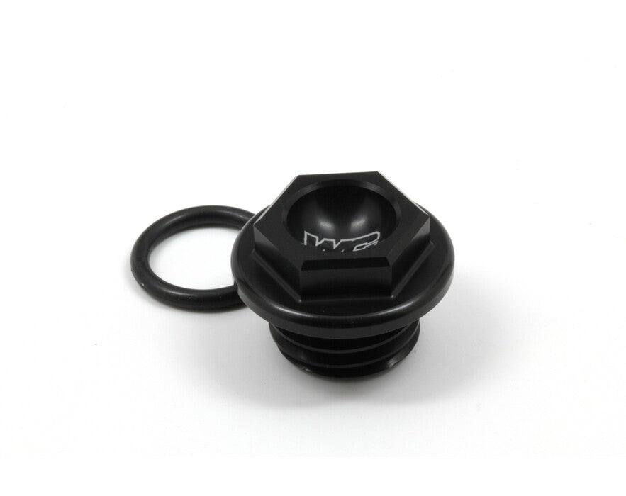 Works Connection Oil Fill Plug - Black
