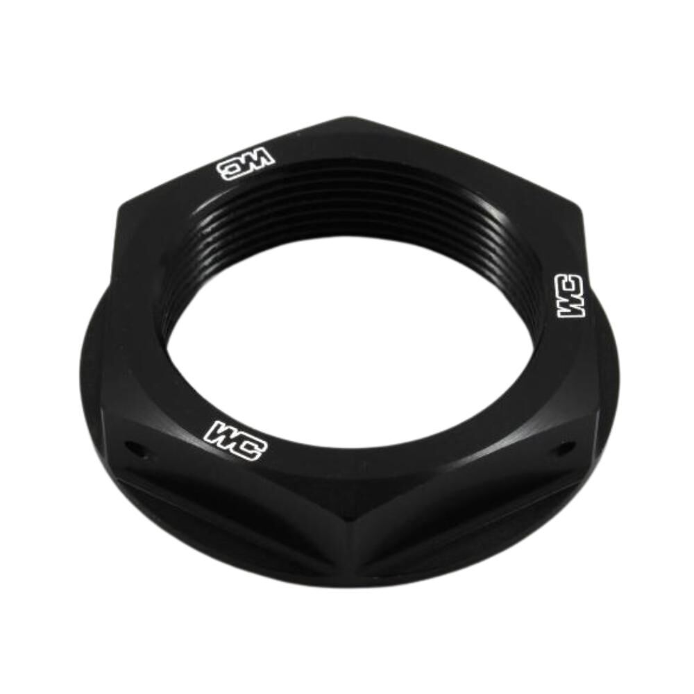 Works Connection Steering Stem Nut - Black
