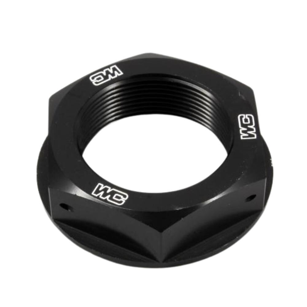 Works Connection Steering Stem Nut - Black