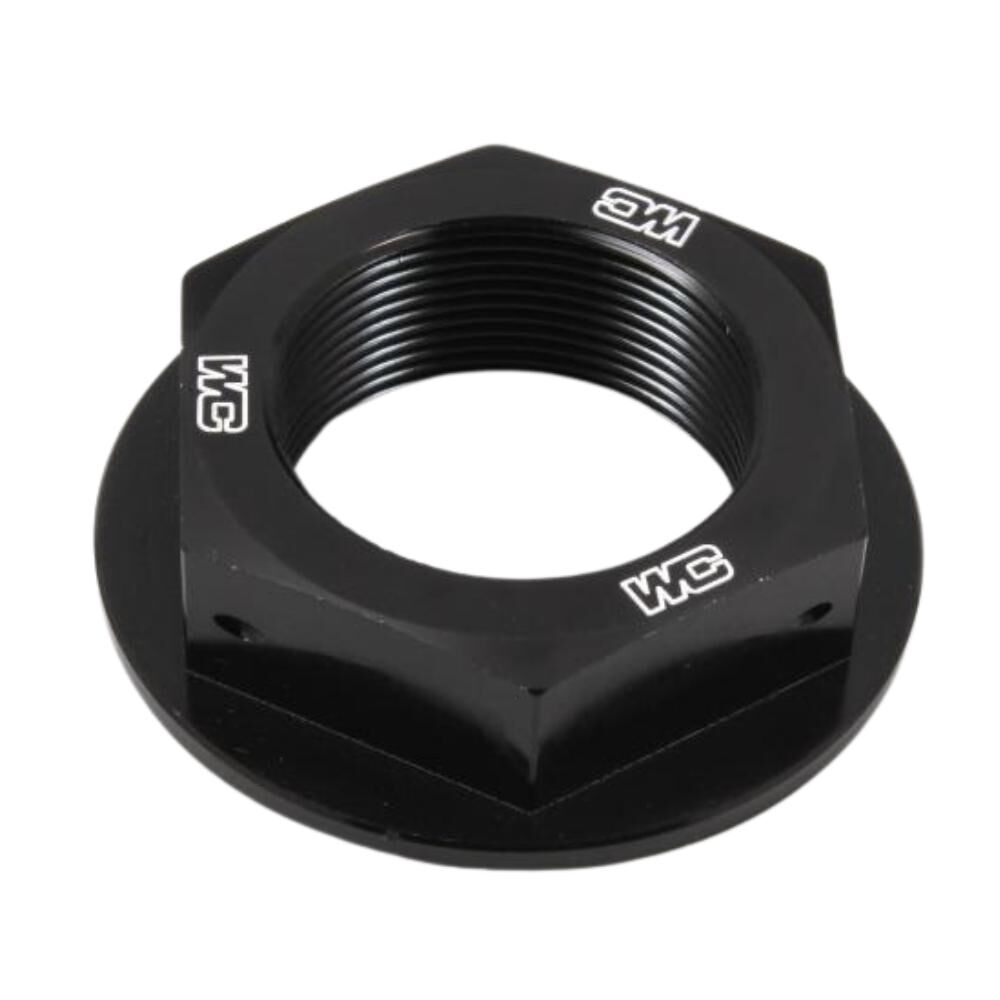Works Connection Steering Stem Nut - Black