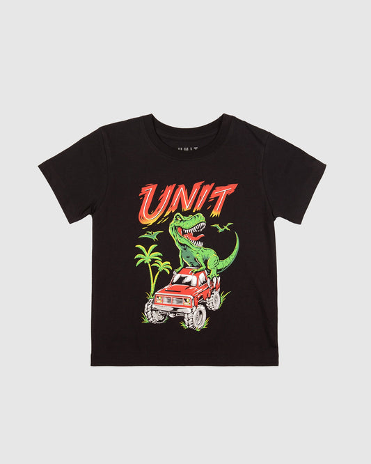 Unit Kids Tee Off Road - Black