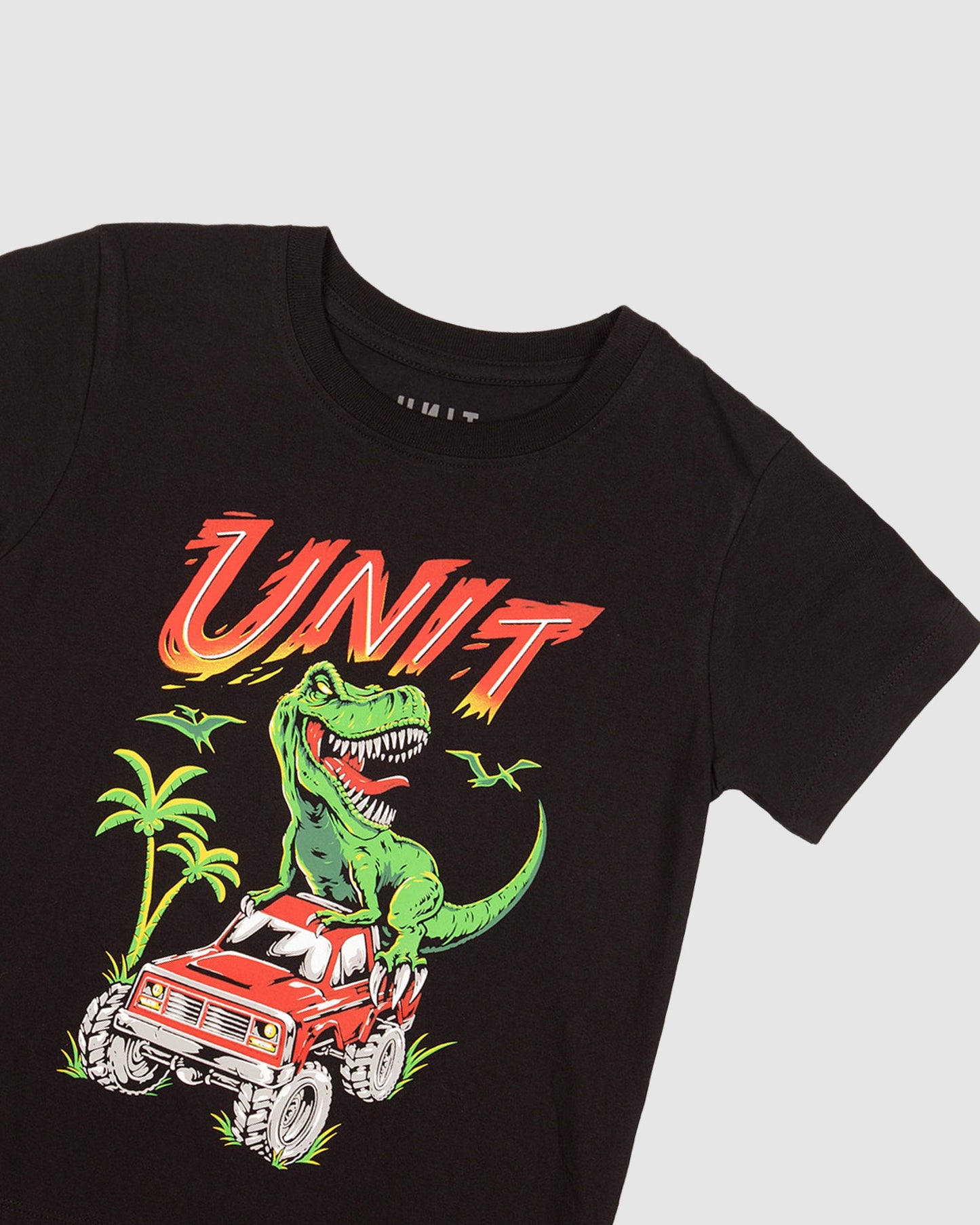 Unit Kids Tee Off Road - Black