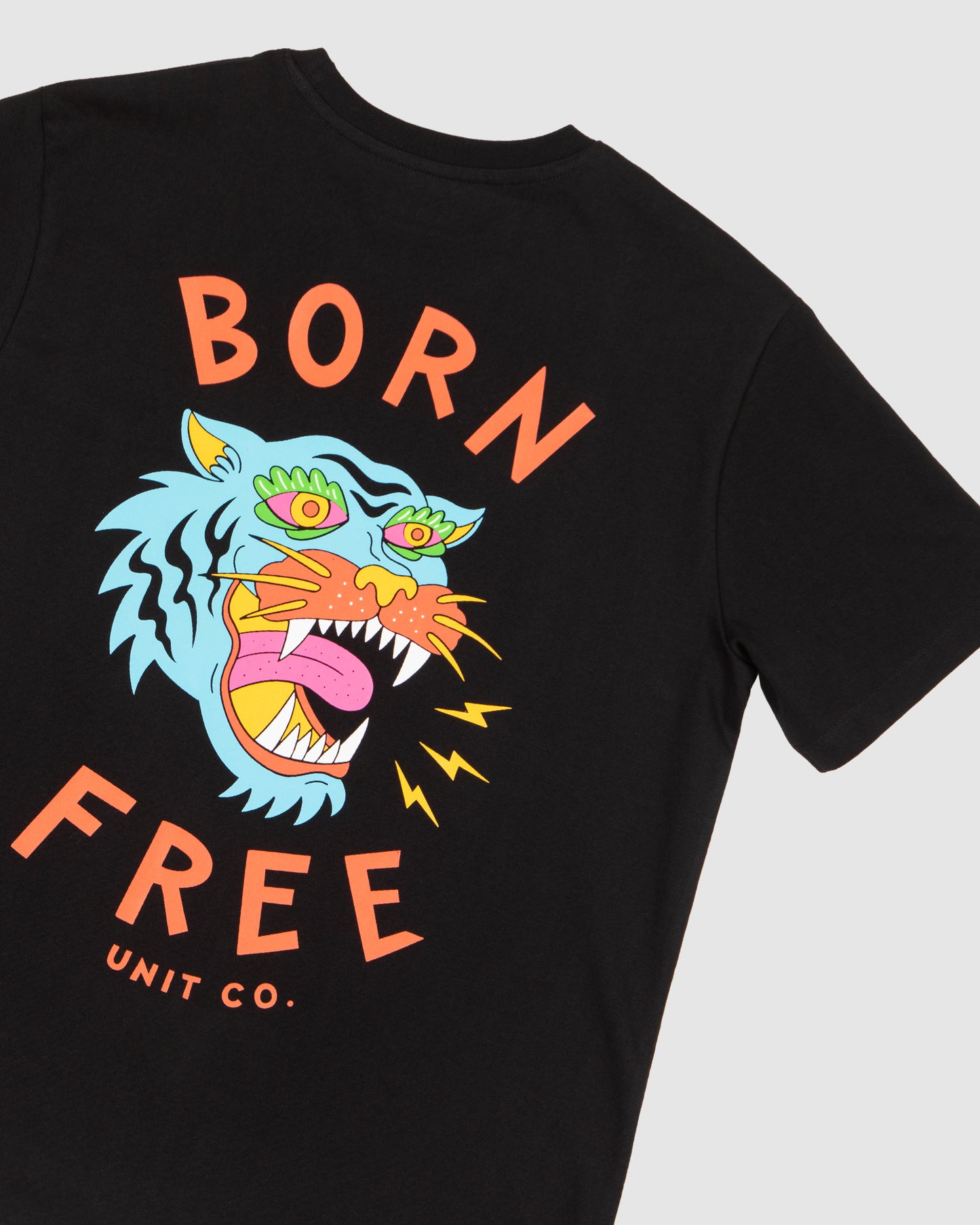 Unit Youth Tee Born Free - Black