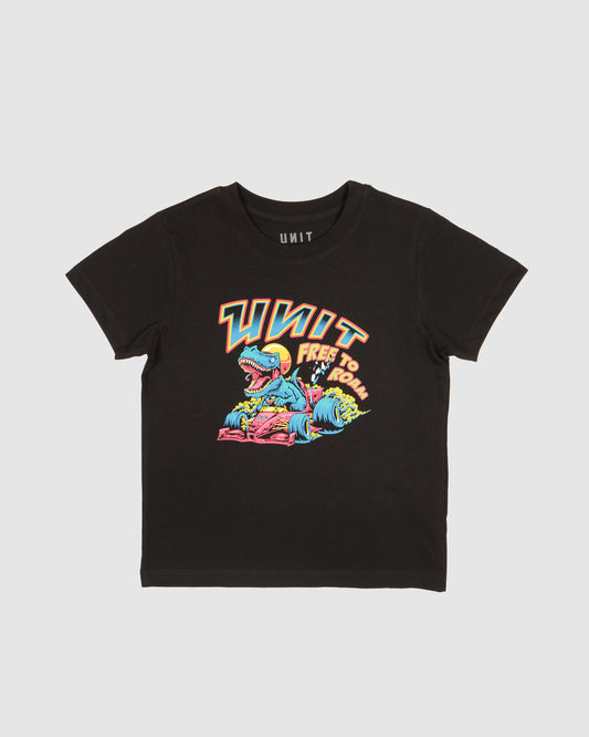 Unit Kids Tee Roam - Black