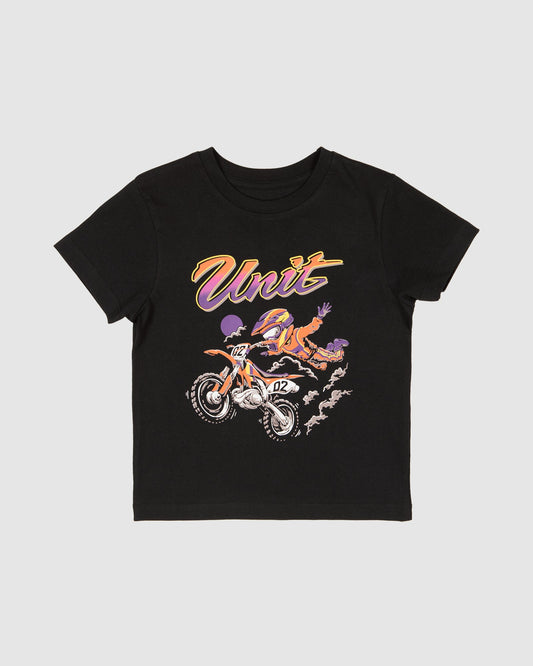 Unit Kids Tee Rock Solid - Black