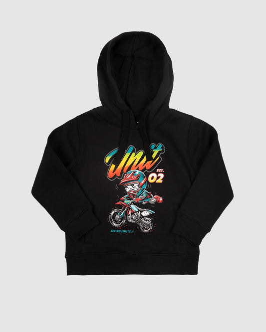 Unit Kids Hoodie Circuit - Black