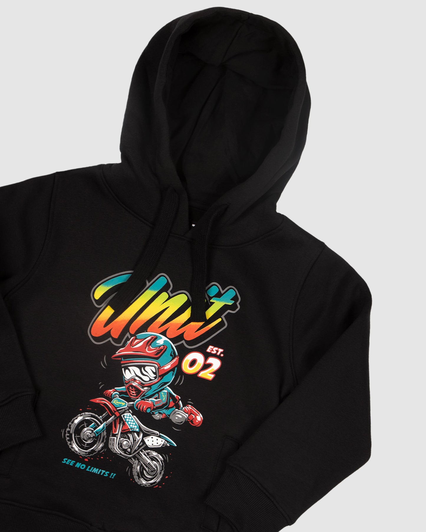 Unit Kids Hoodie Circuit - Black
