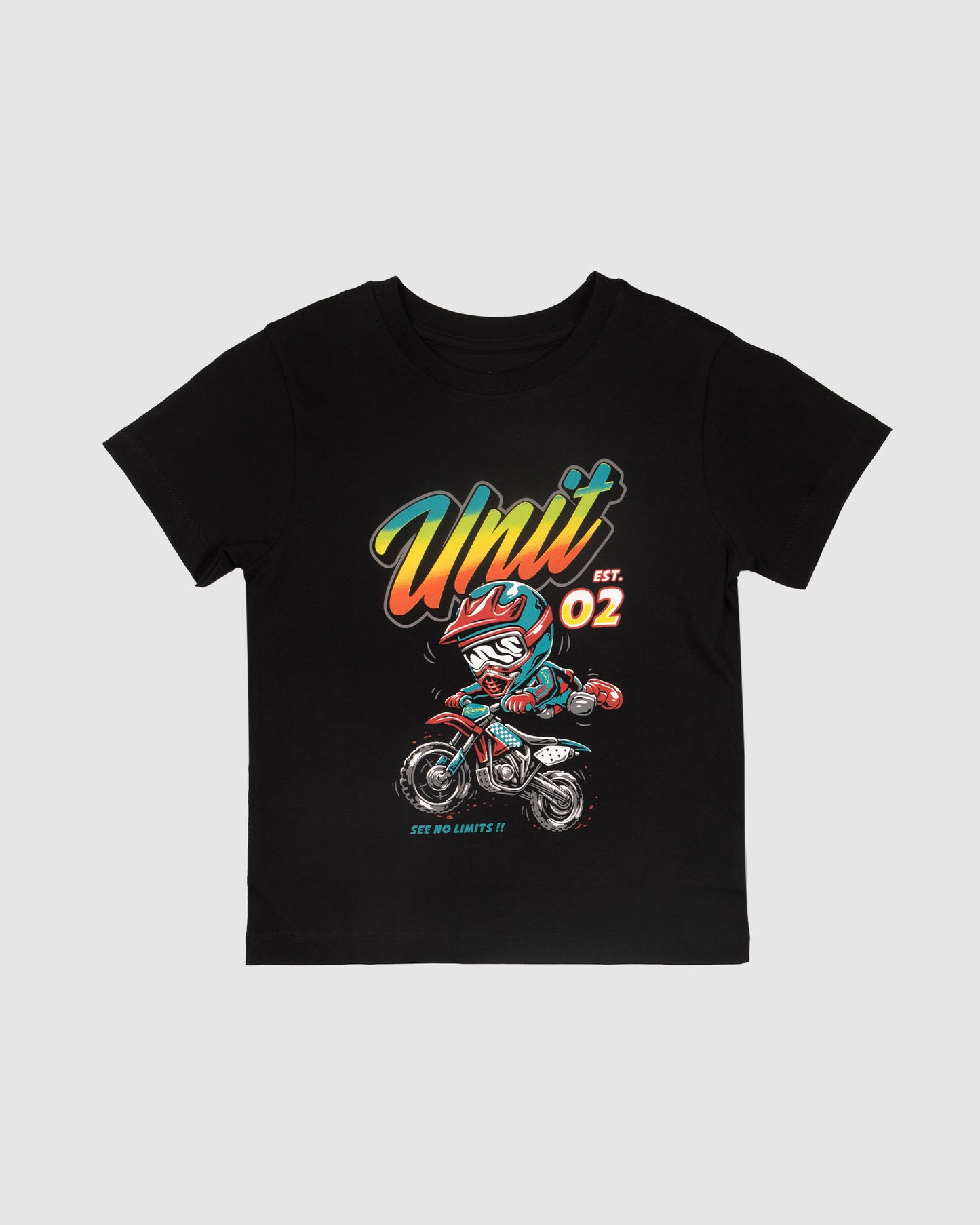 Unit Kids Tee Circuit - Black