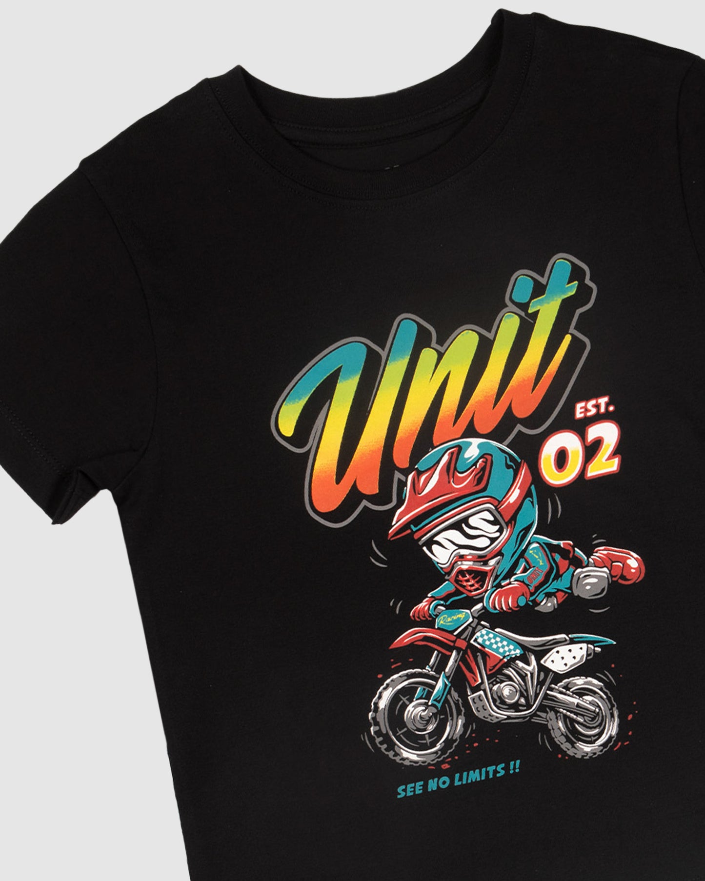 Unit Kids Tee Circuit - Black