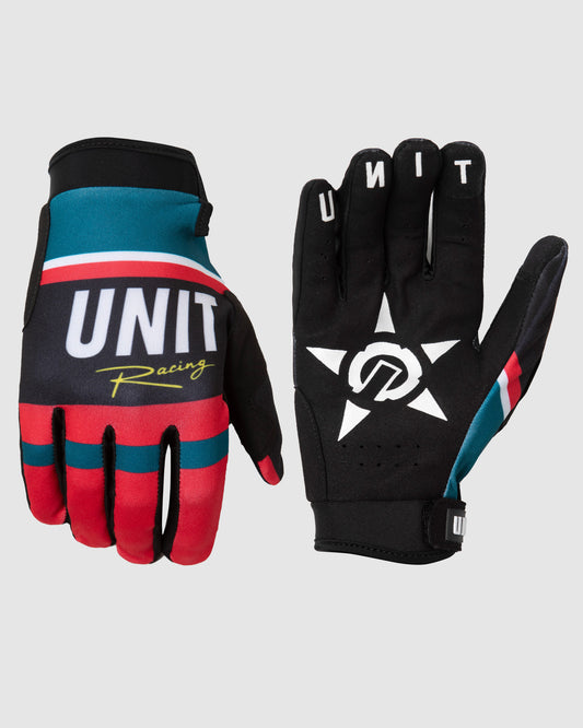 Unit MX25 Dash Gloves - Dark Red