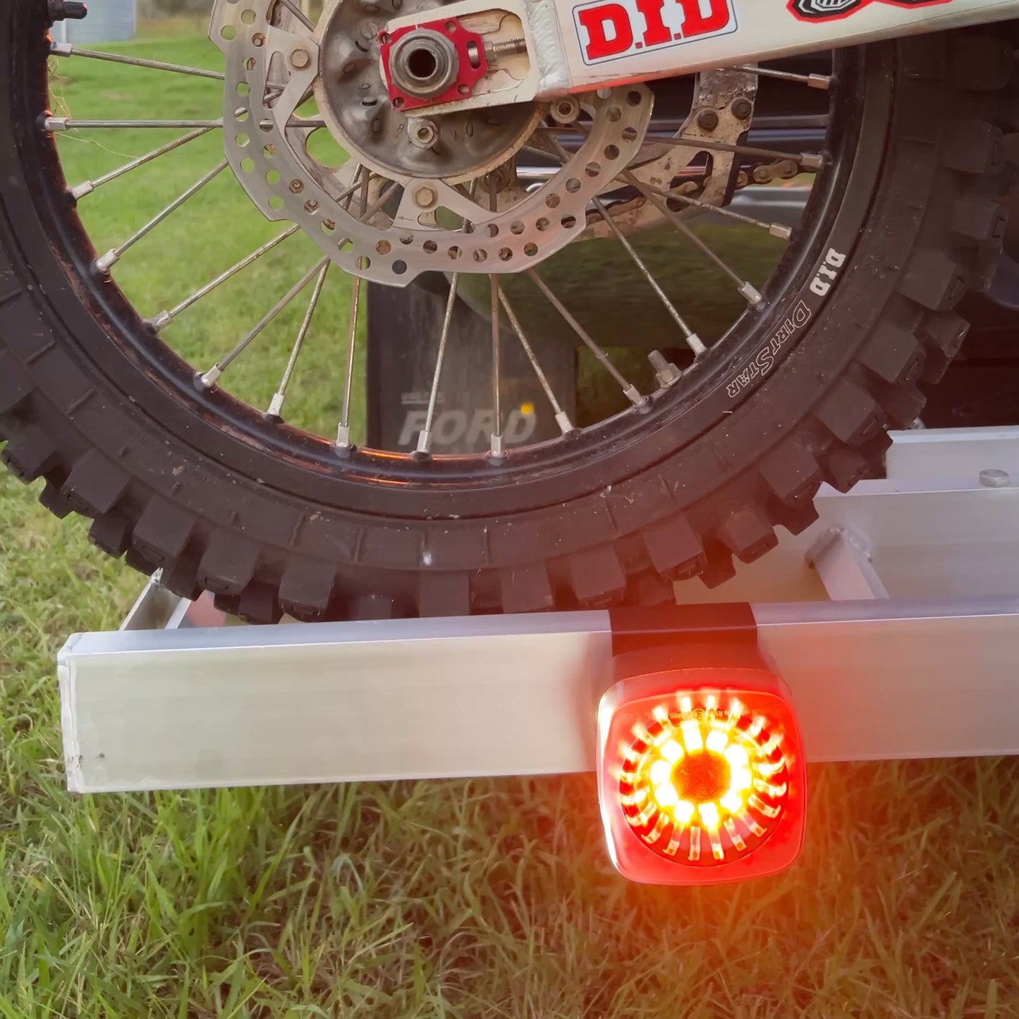 RHK MOTOHAULER Off-Road Motorbike Carrier + Wireless Light Kit