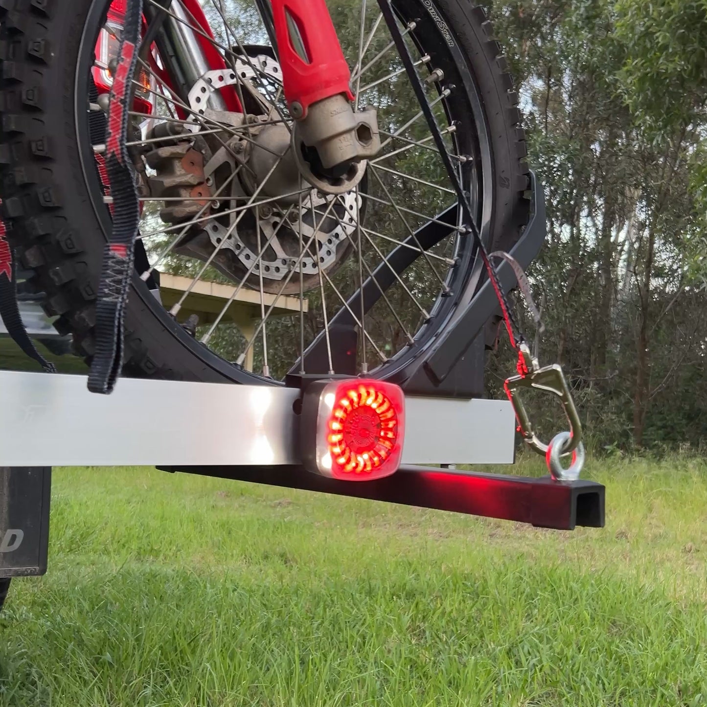 RHK MOTOHAULER Off-Road Motorbike Carrier + Wireless Light Kit