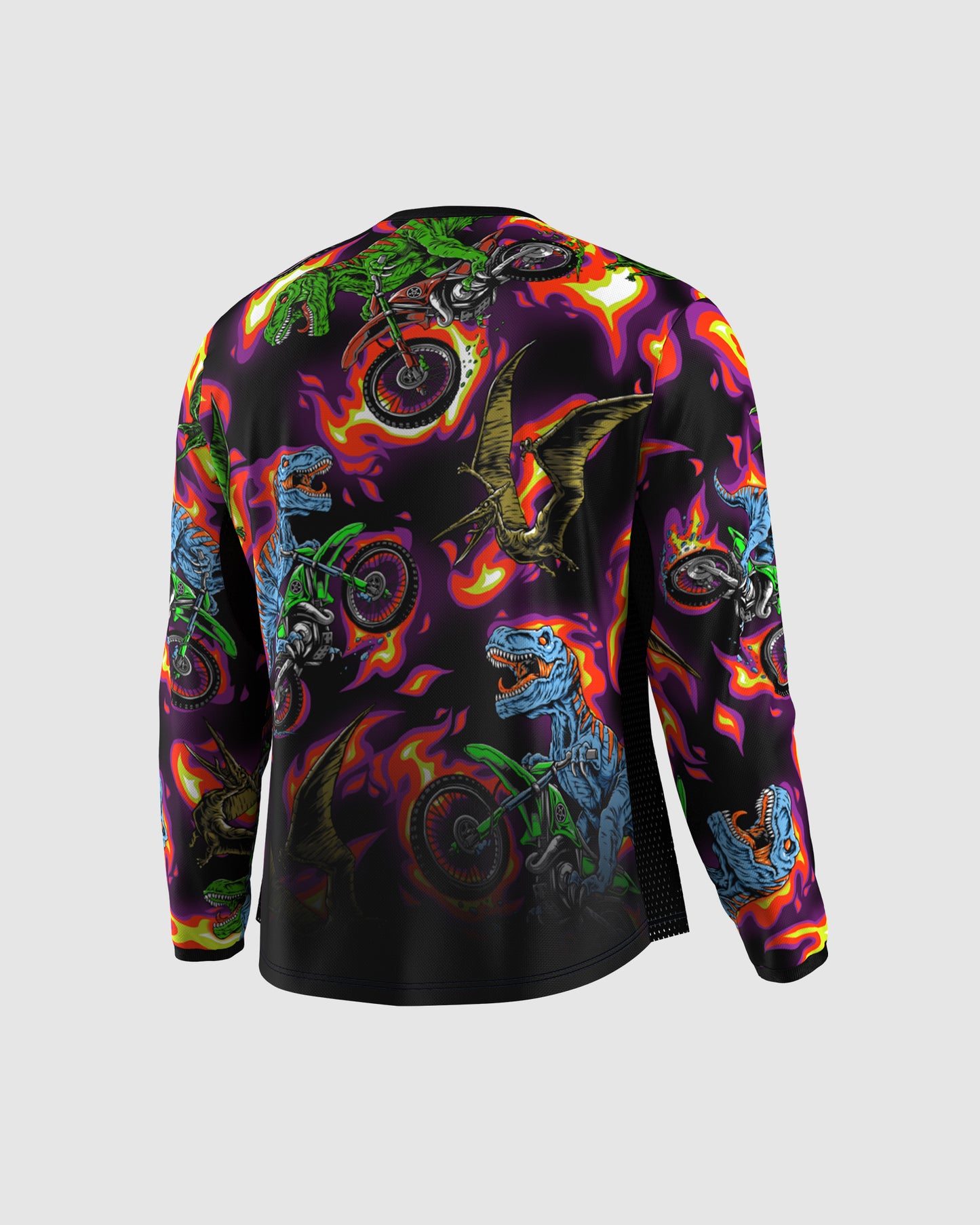 Unit MX26 Kids Flame Rex Jersey - Multi