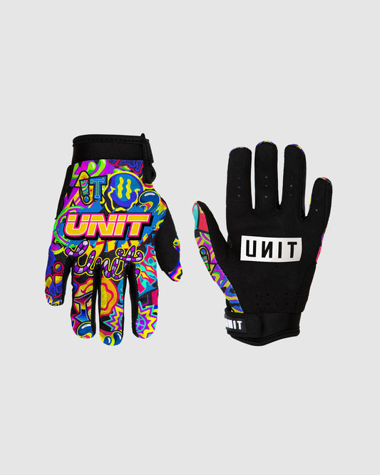 Unit MX26 Kids Fizzle Gloves - Multi