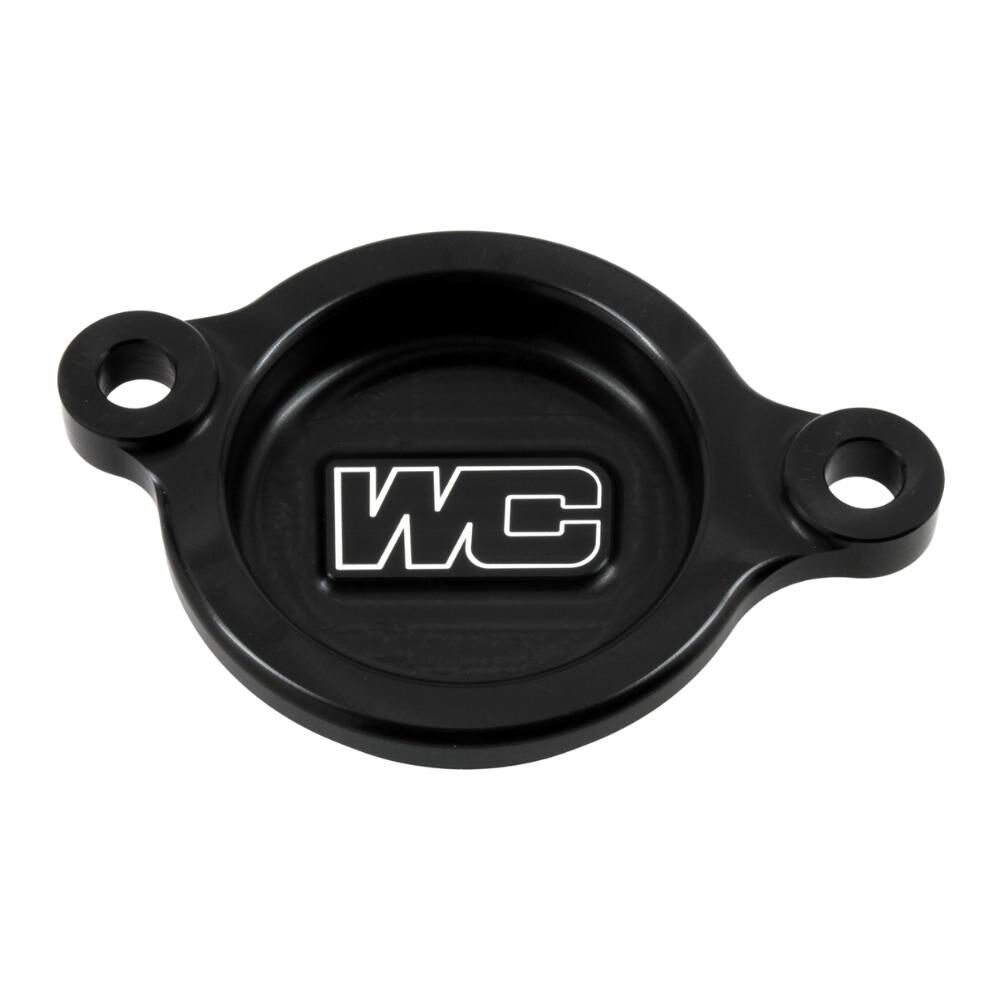 Works Connection Oil Filter Cover - Black