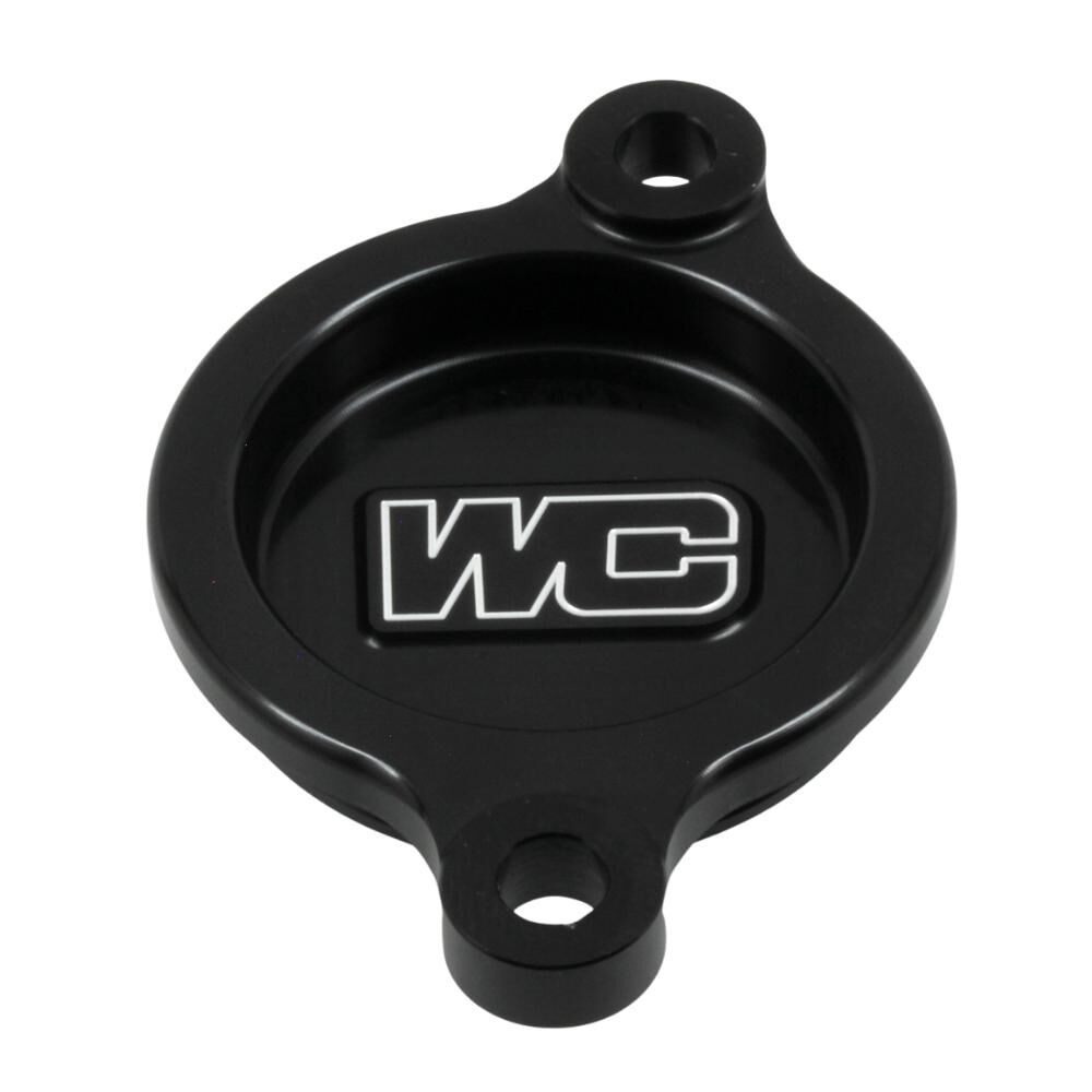 Works Connection Oil Filter Cover - Black