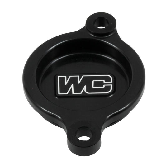 Works Connection Oil Filter Cover - Black
