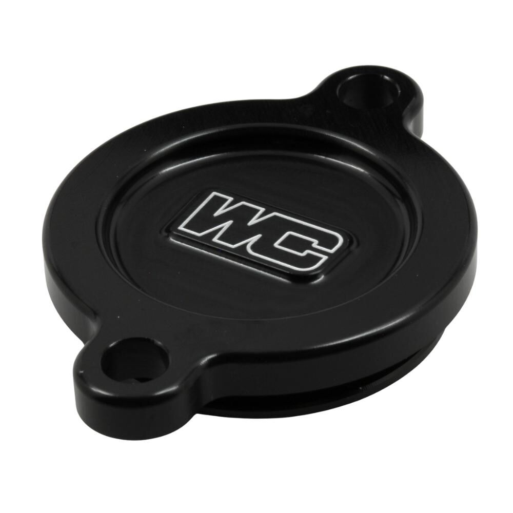Works Connection Oil Filter Cover - Black