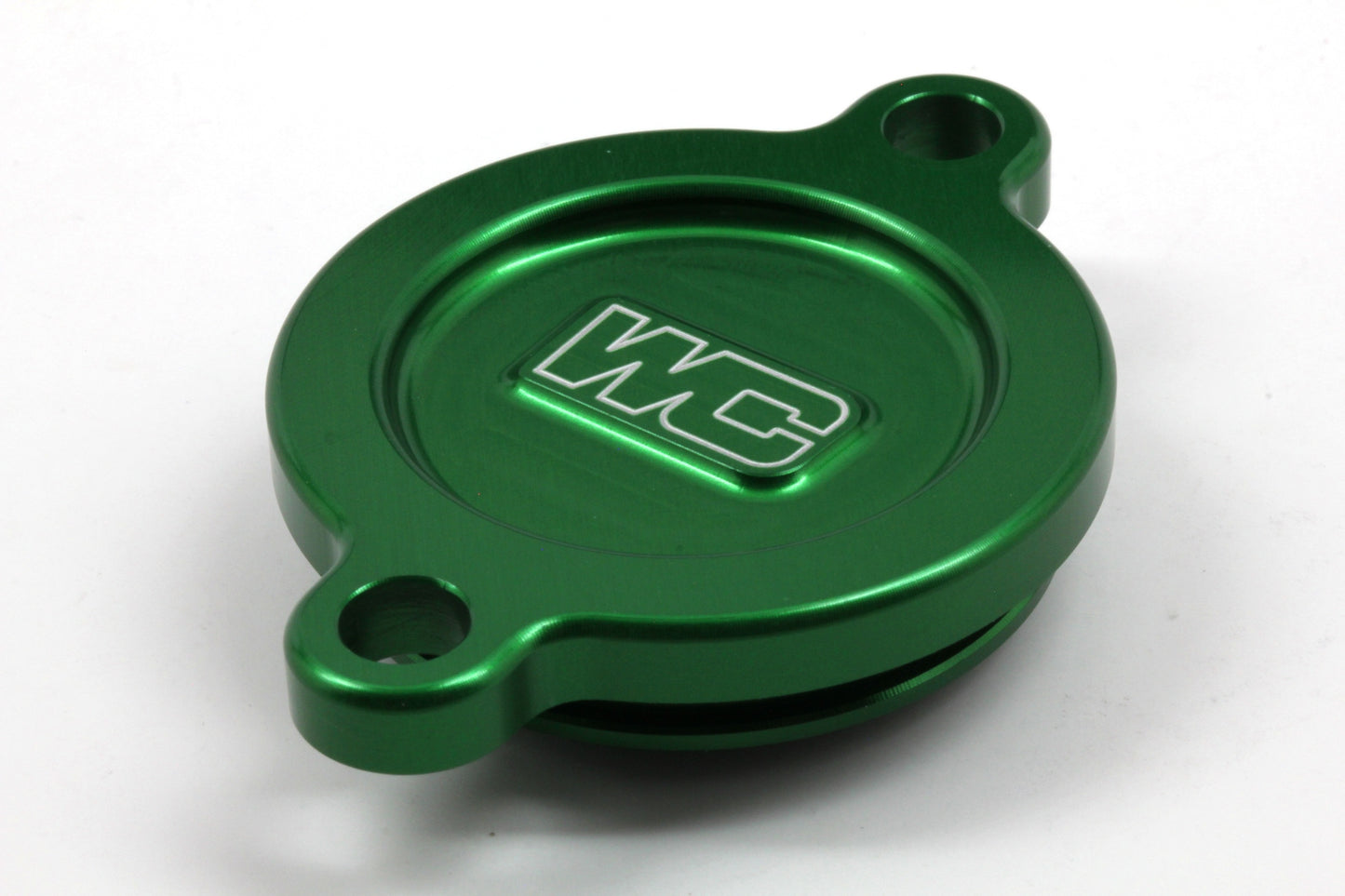 Works Connection Oil Filter Cover Green