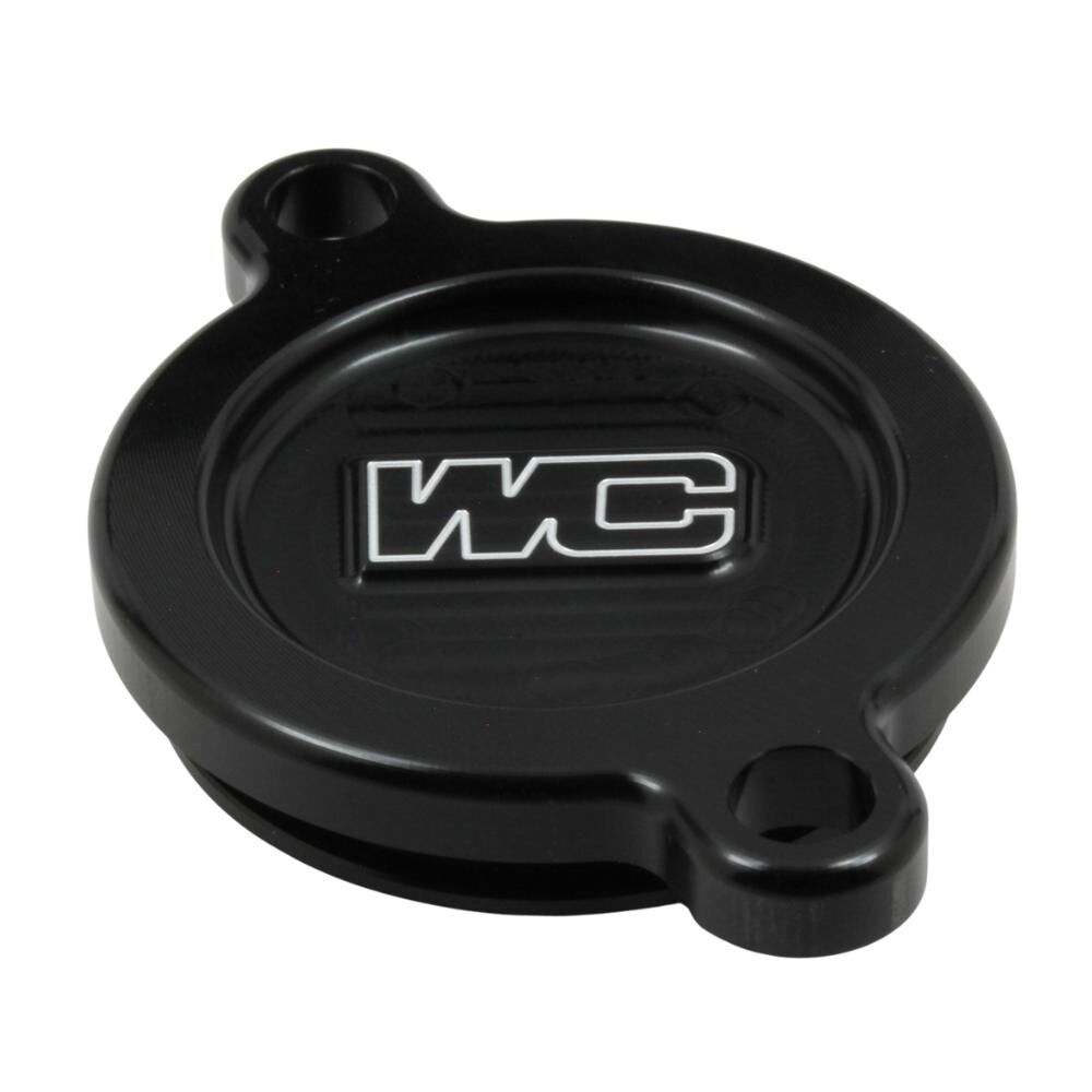 Works Connection Oil Filter Cover - Black