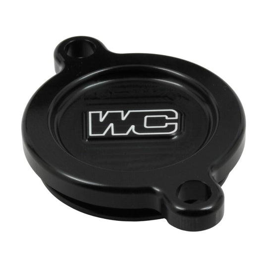 Works Connection Oil Filter Cover - Black