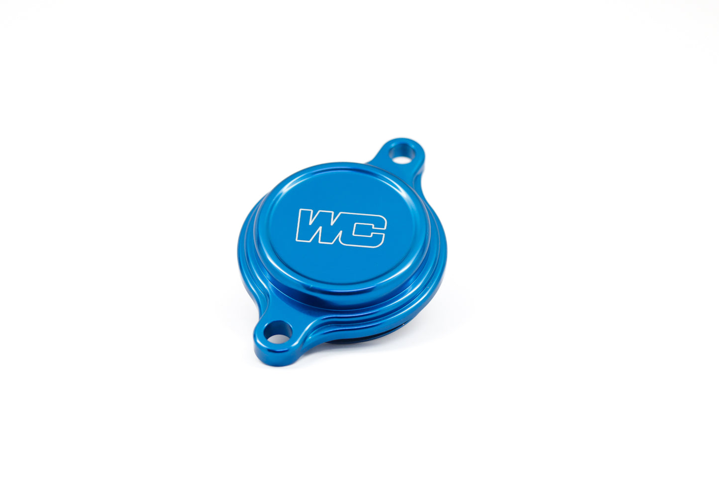 Works Connection Oil Filter Cover Blue