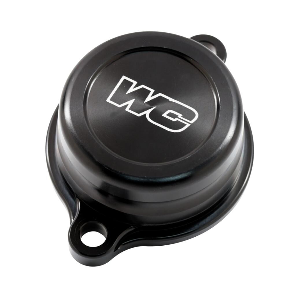 Works Connection Oil Filter Cover - Black