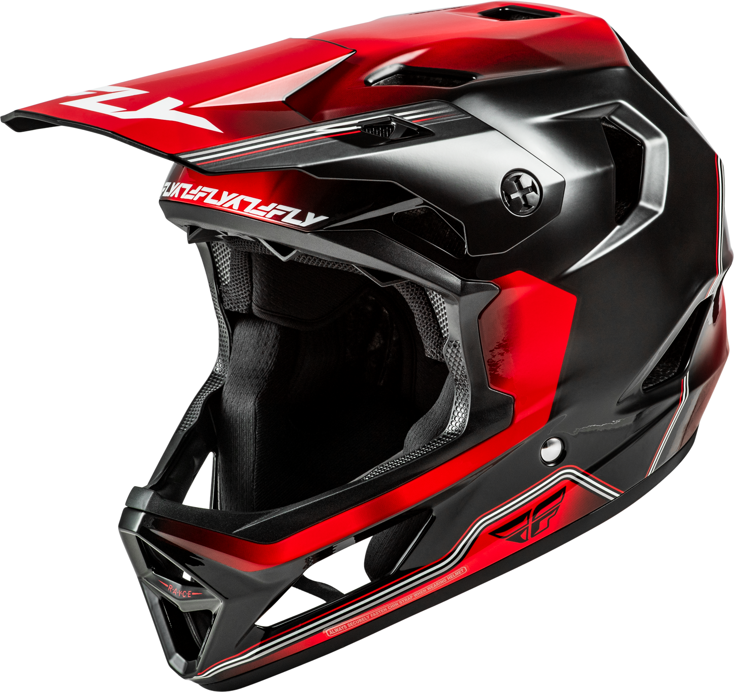 Fly Youth Rayce MTB Helmet - Black / Red
