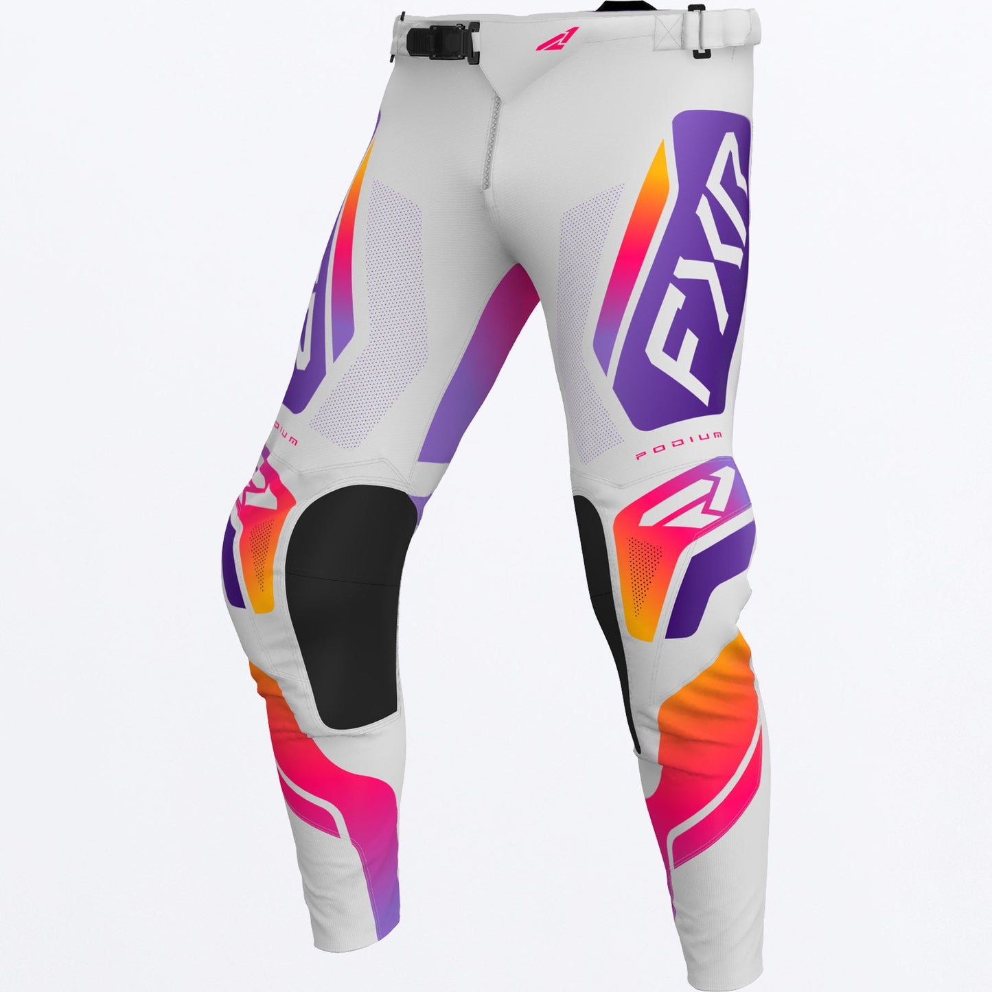 FXR MX26 Podium Relay Pants - Grey / Purple / Orange