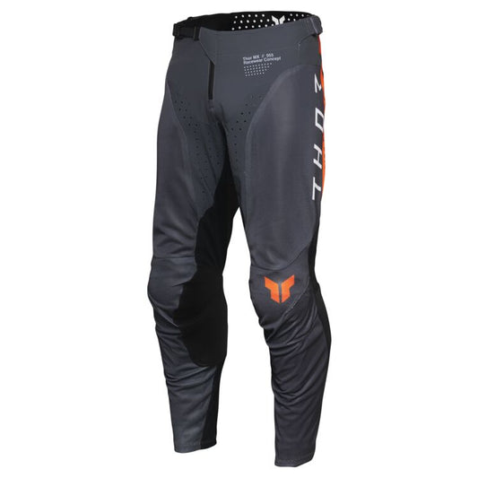 Thor MX25 Launchmode Air Raid Vented Pants - Grey / Orange