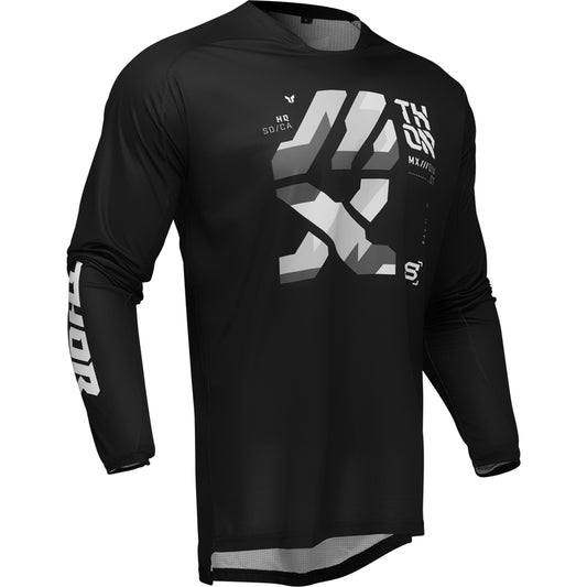 Thor MX25 Launchmode Brave Jersey - Black / Grey