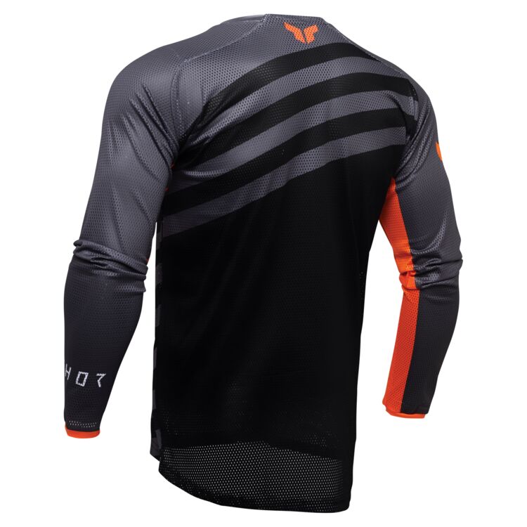 Thor MX25 Launchmode Air Raid Vented Jersey - Grey / Orange