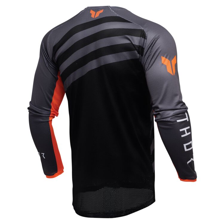 Thor MX25 Launchmode Air Raid Vented Jersey - Grey / Orange