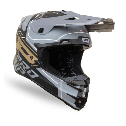 Progrip 3080 Helmet - Matt Black / Grey