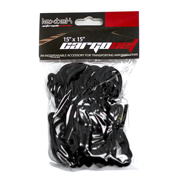 Lextek Cargo Net 15x15in - Black