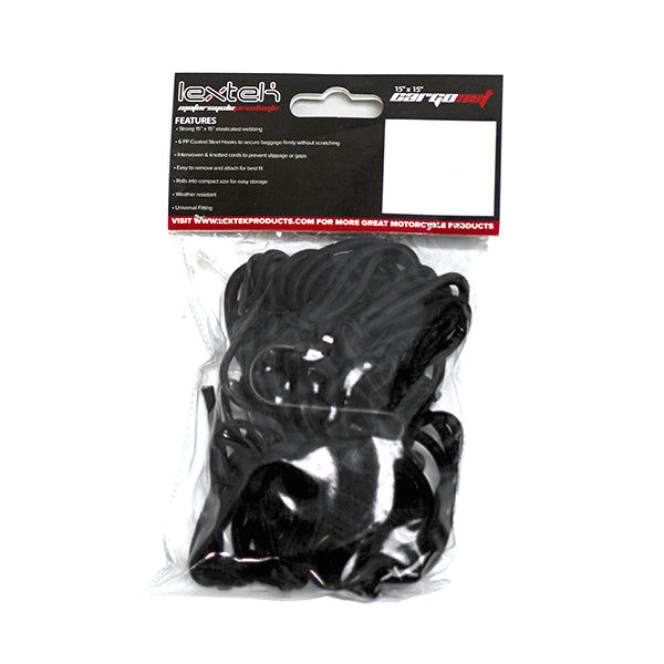 Lextek Cargo Net 15x15in - Black