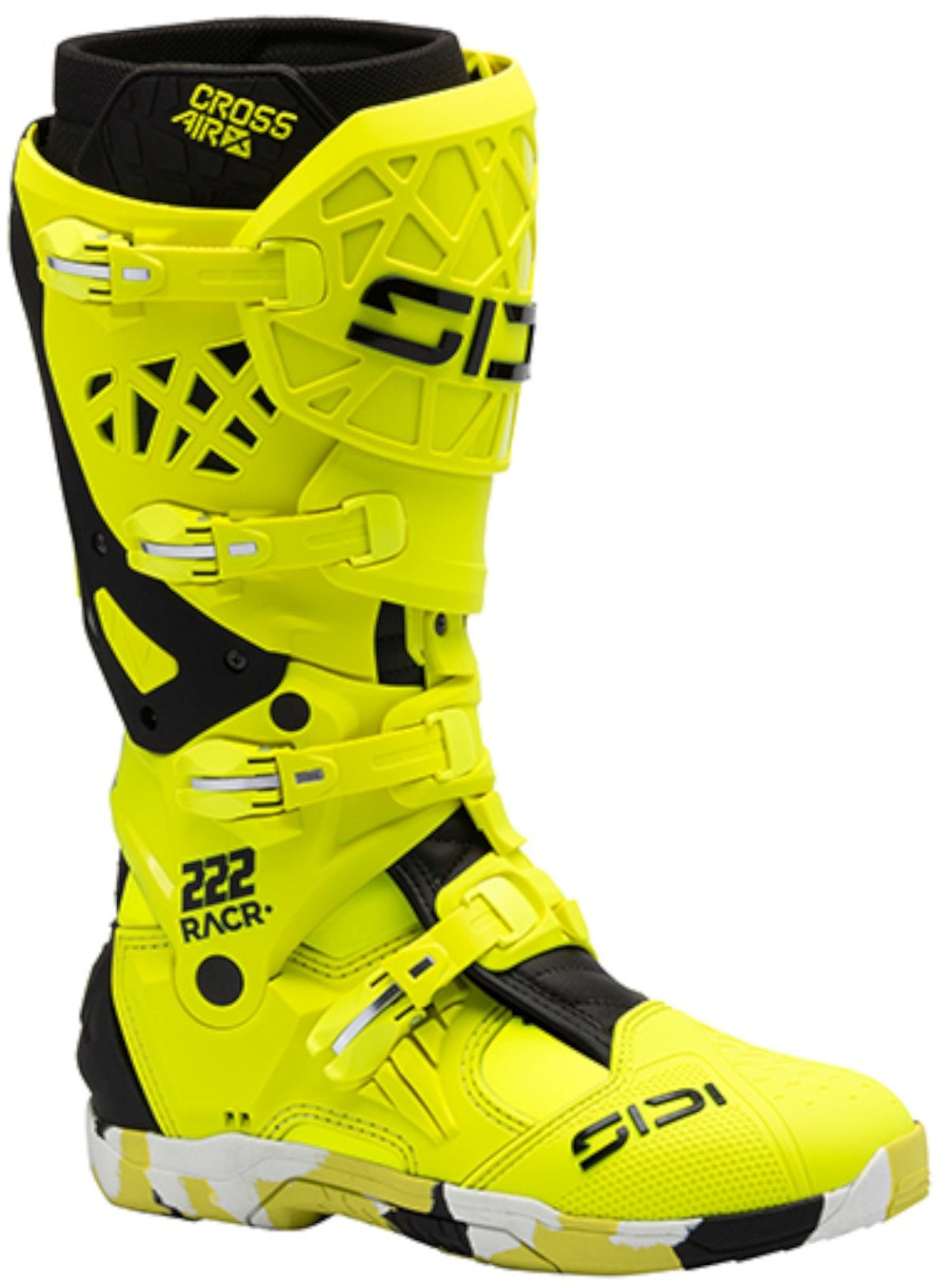 Sidi Crossair X Racr Boots - Hi-Vis / Black