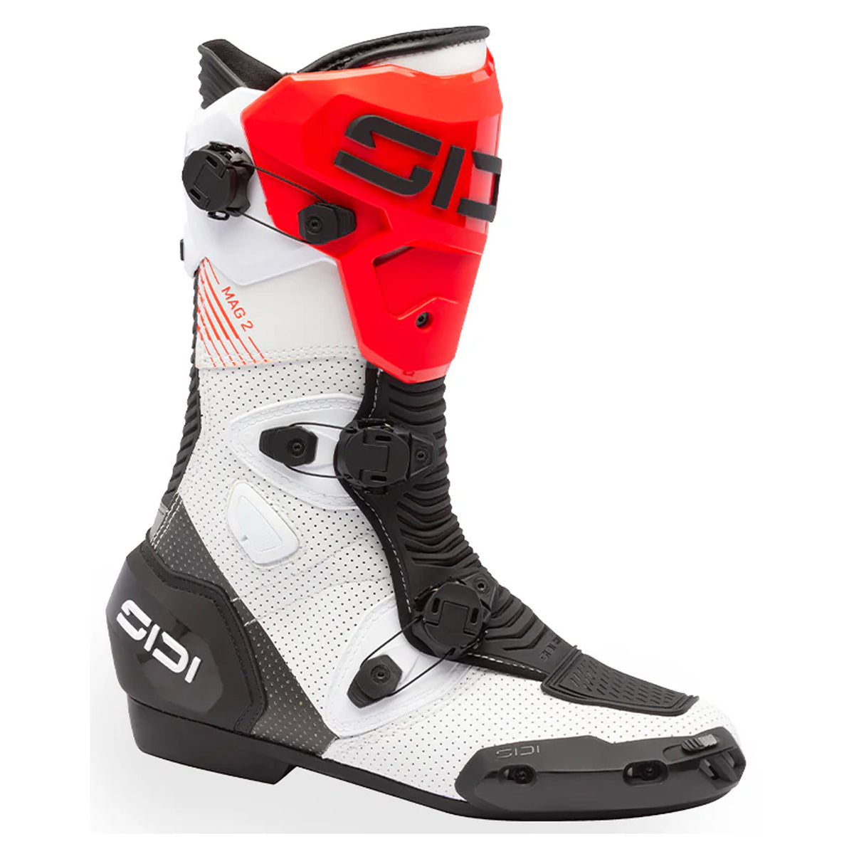Sidi Mag 2 Air Boots - White / Red