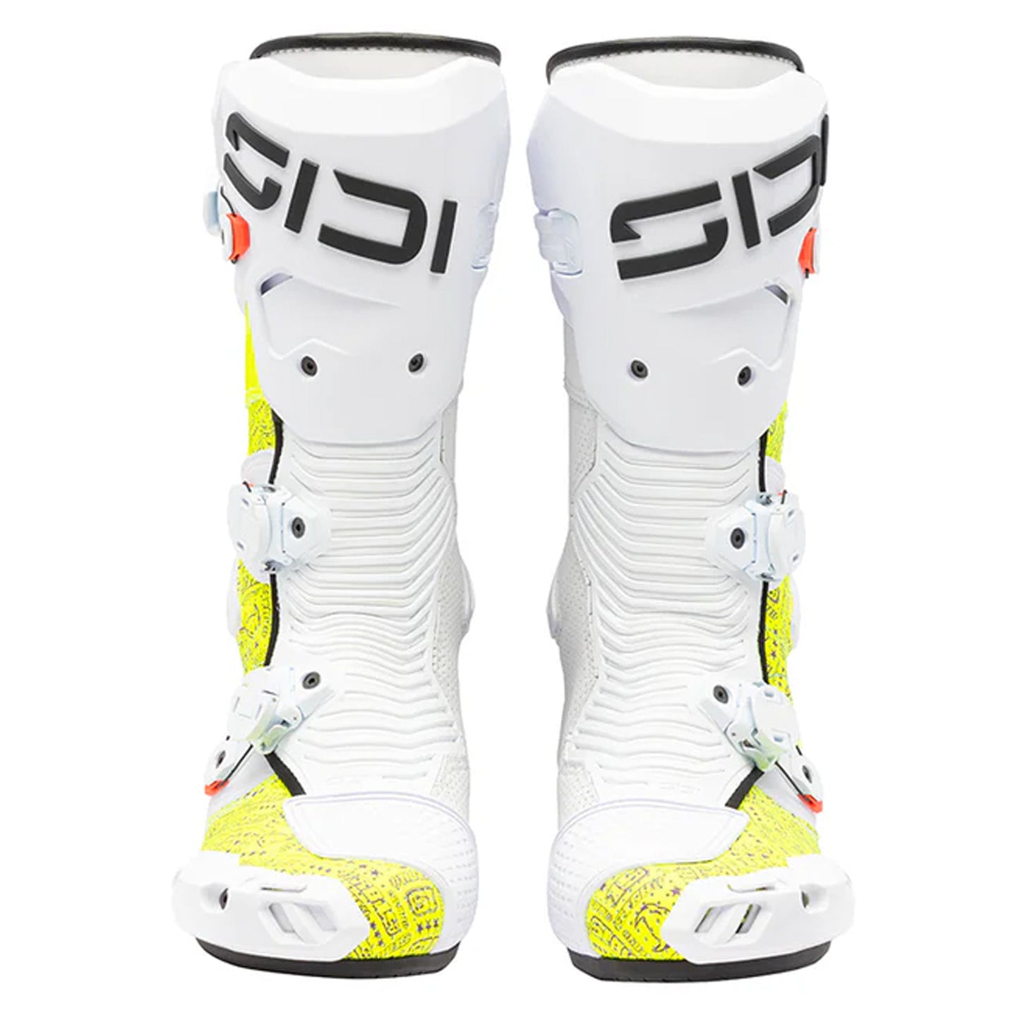 Sidi Mag 2 Air Boots - White / Yellow