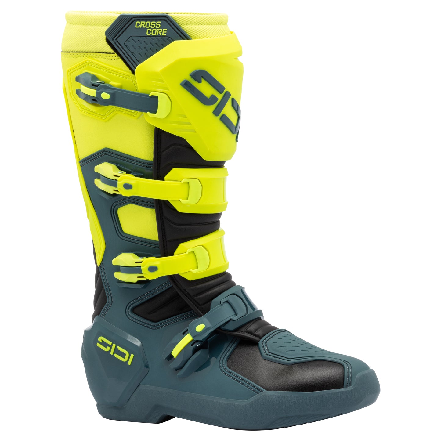 Sidi Crosscore Boots - Petrol Yellow