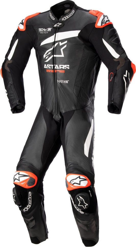 Alpinestars GP Plus V4 1 Piece Leather Suit Black White