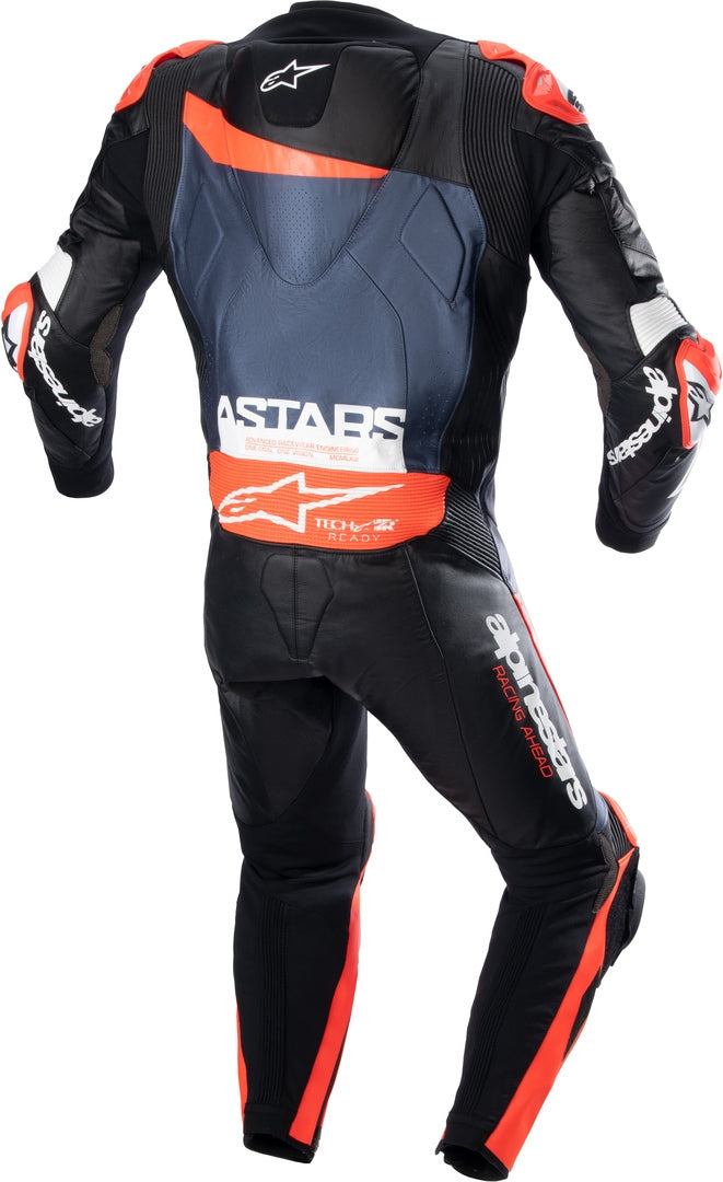 Alpinestars GP Plus V4 1-Piece Leather Race Suit - Black / Red / Blue