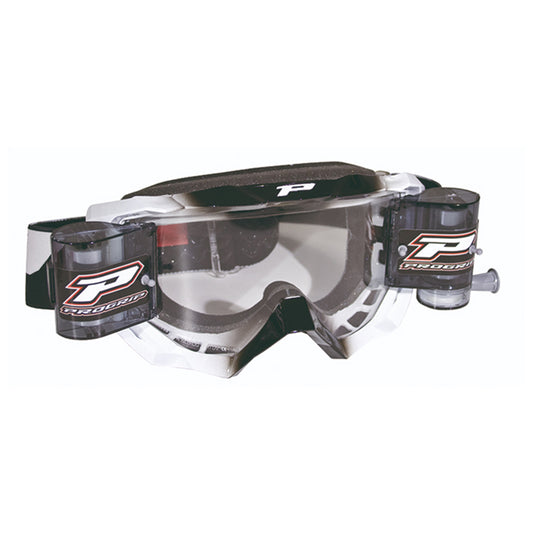 Progrip Venom 3200 Carbon Goggles With Roll Off Lens