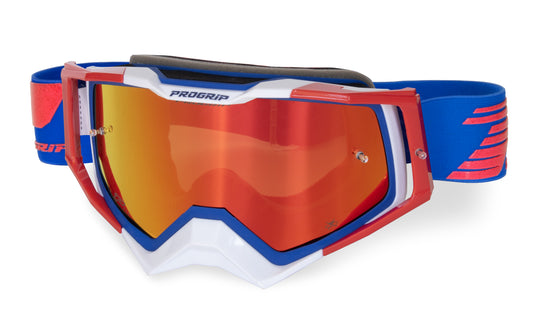Progrip Goggle 3309 Rapid Goggles Blue Red White