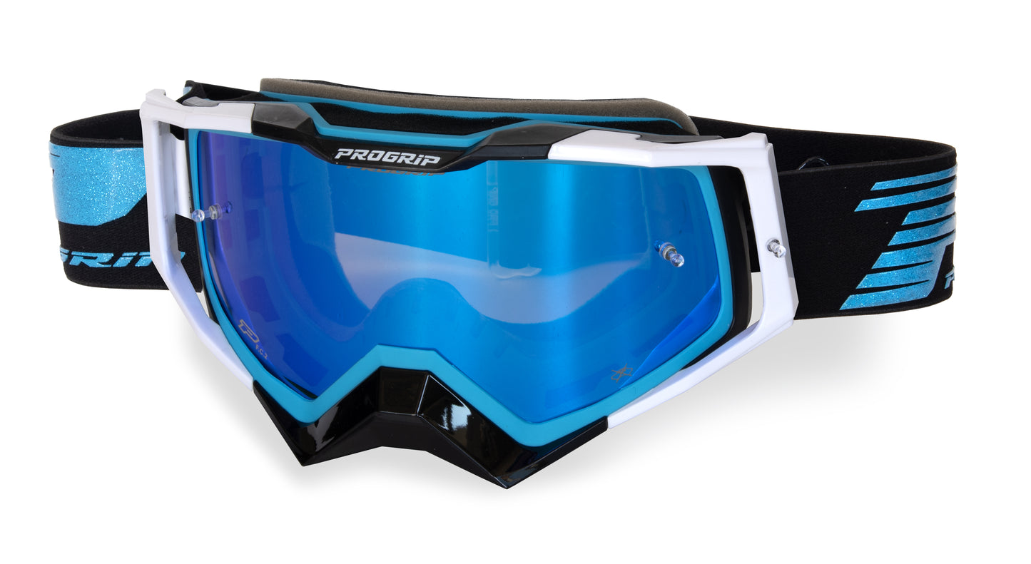 Progrip Goggle 3309 Rapid Goggles Turquoise - Black/White