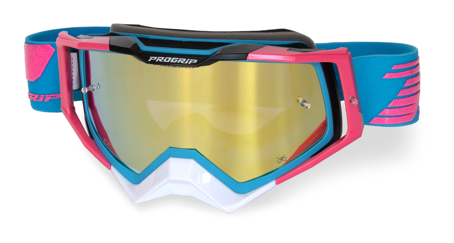 Progrip Goggle 3309 Rapid Goggles Turquoise Fuchsia - Black