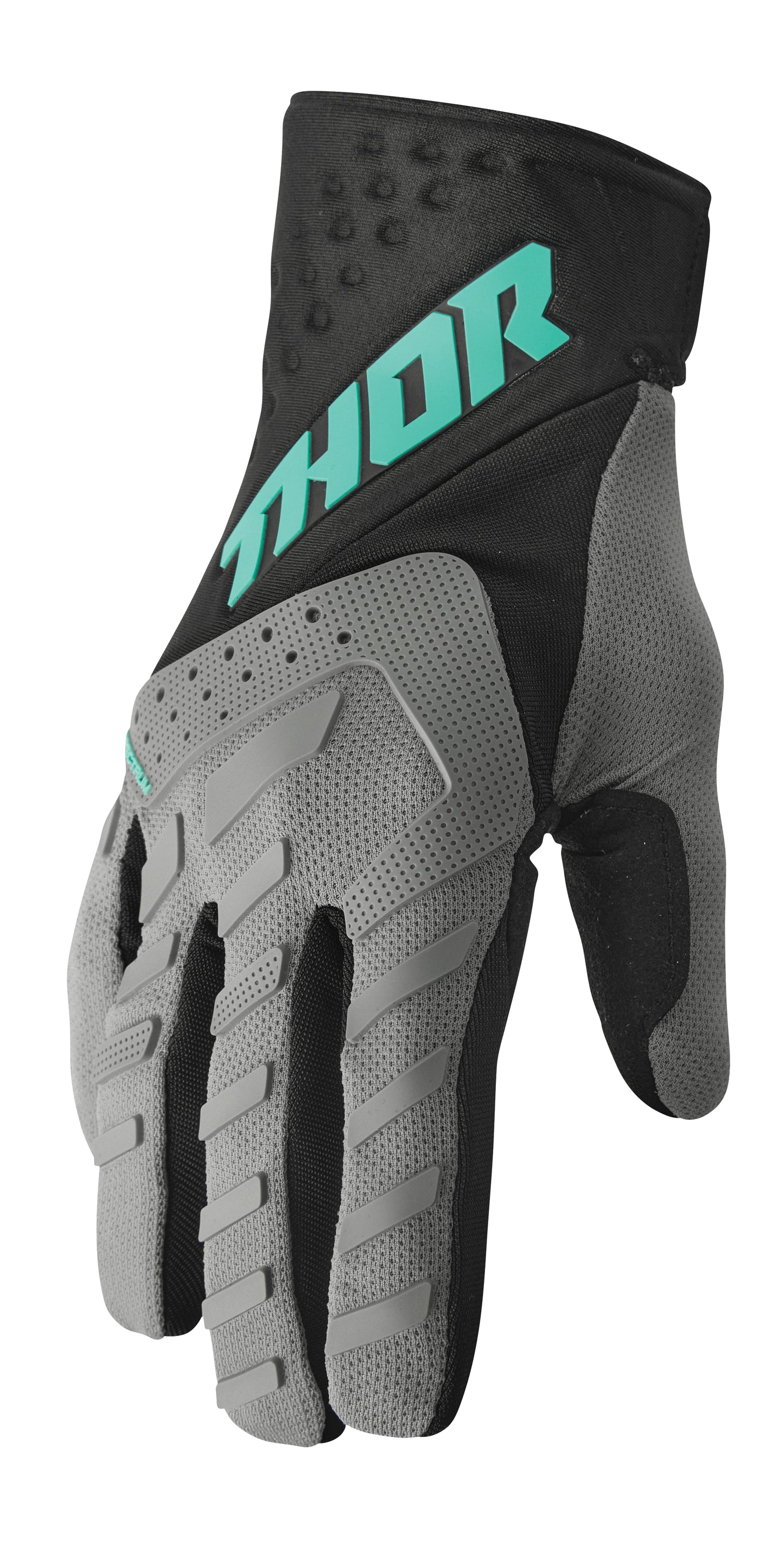 Thor Spectrum Gloves - Black / Mint