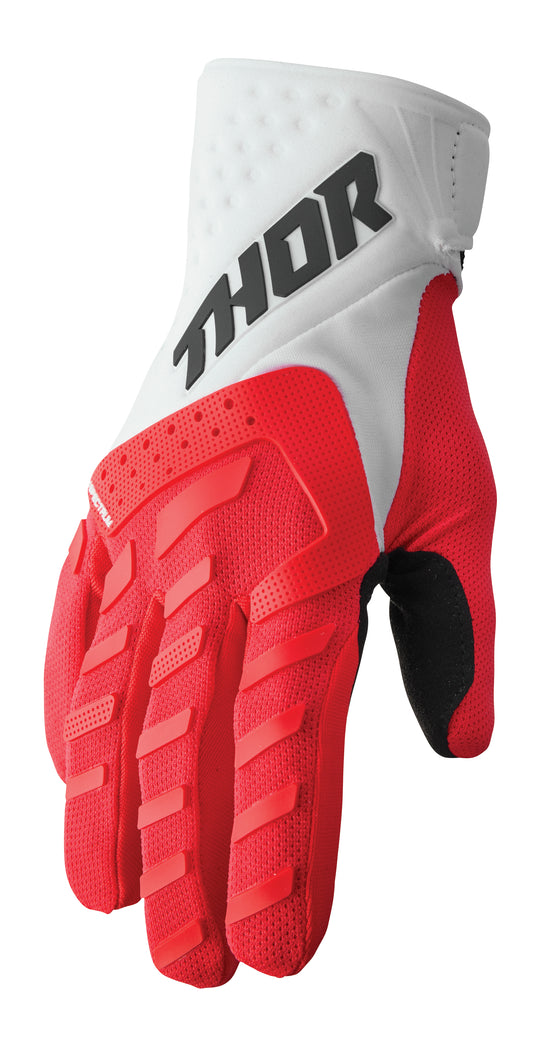 Thor Spectrum Gloves - Red / White
