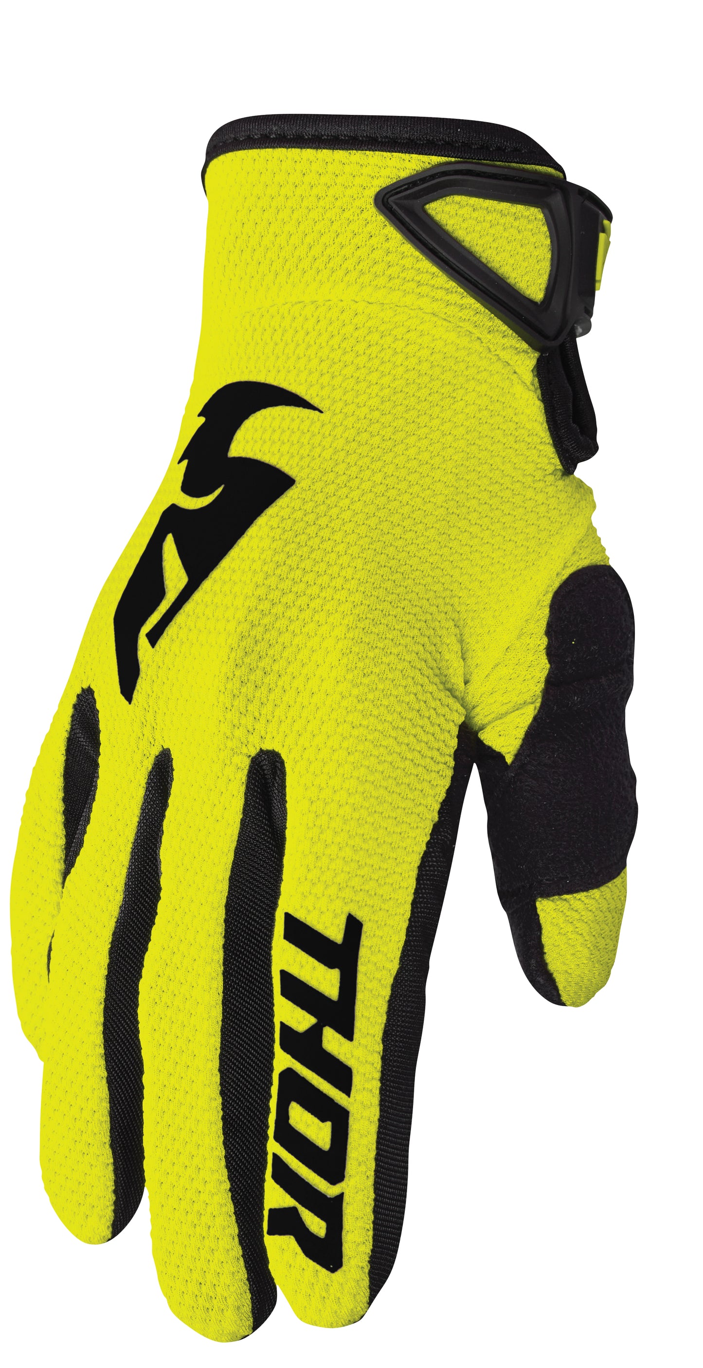 Thor Sector Gloves - Fluro Yellow / Black
